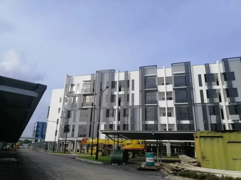 type residential ixora court apartment kuching