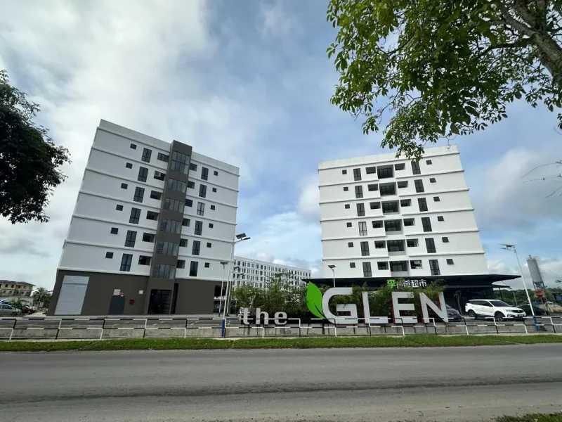 type residential the glen apartment kuching